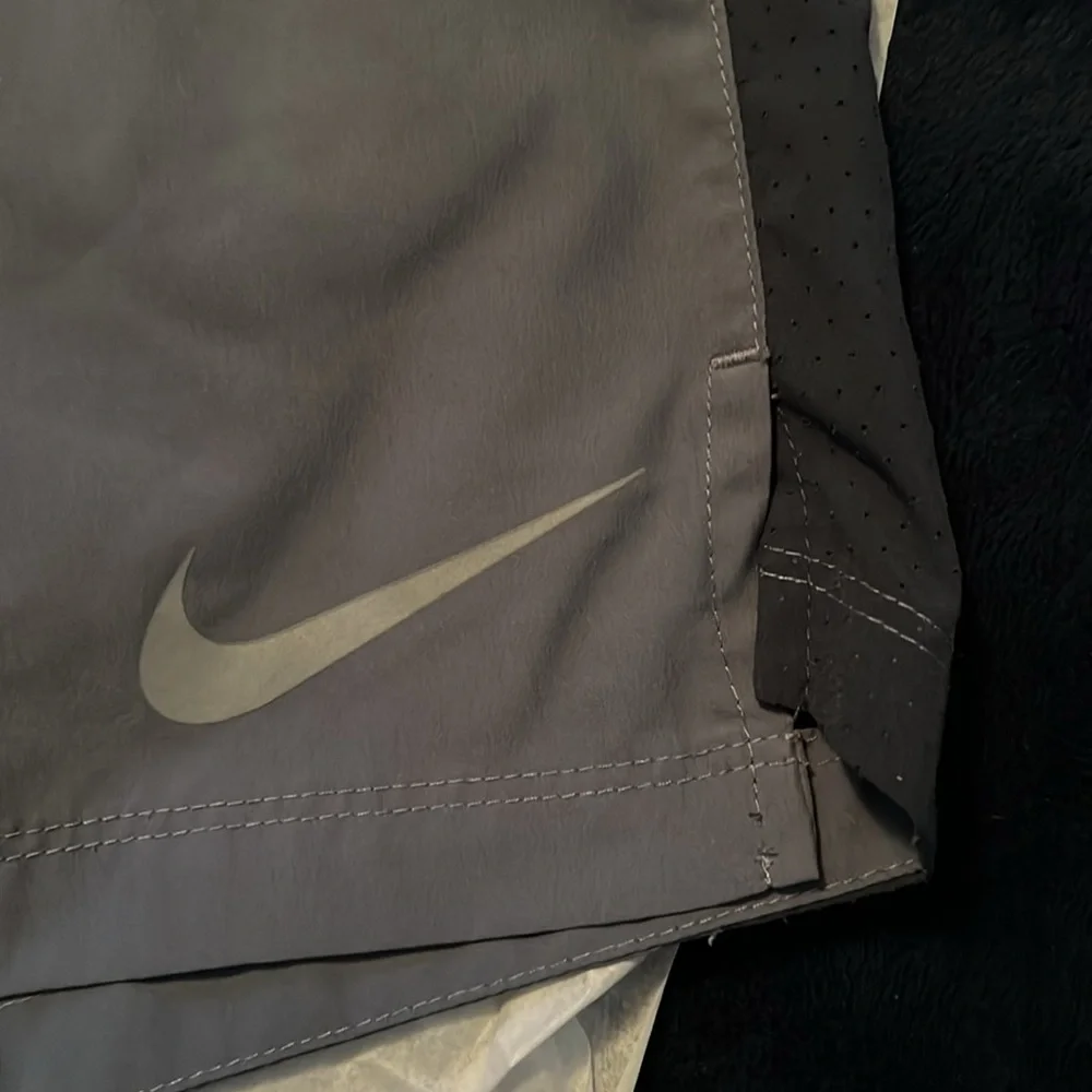 Nike Men’s Athletic Shorts Gray with Black Accents